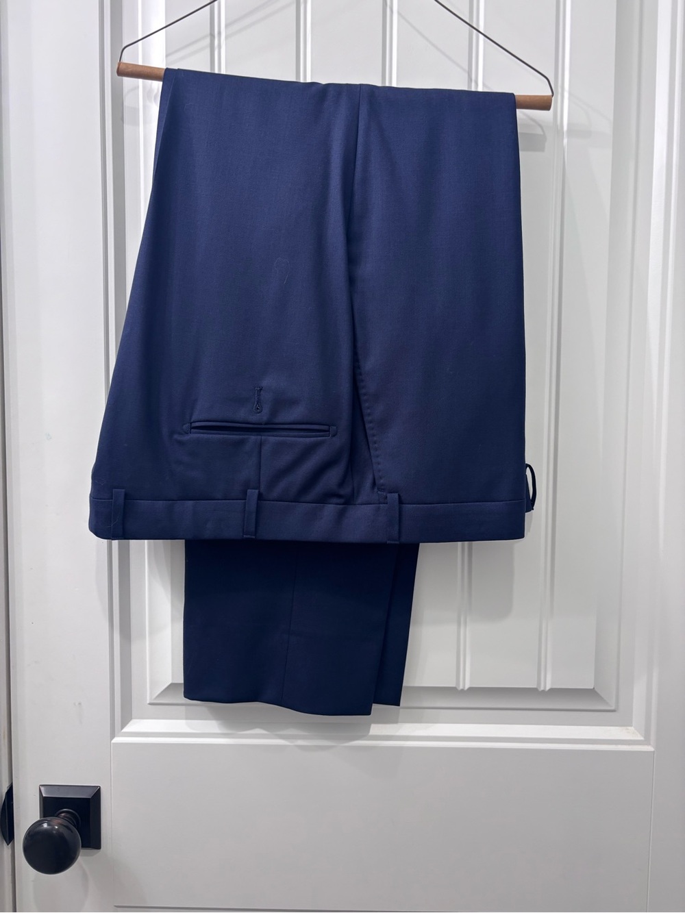 Hart Schaffner Marx Navy Dress Trousers